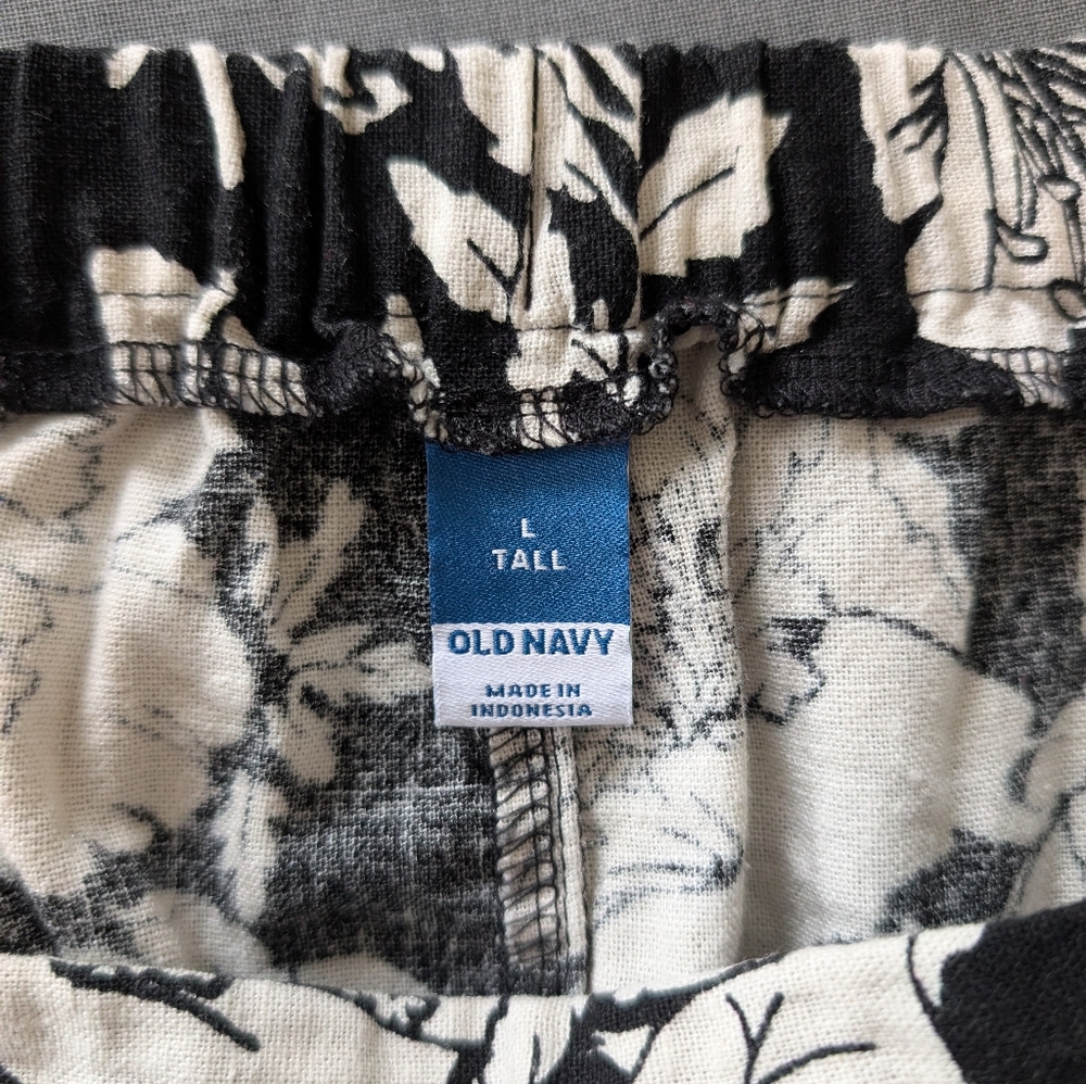 Tropical Print Linen Blend Skirt Set - Picture 2 of 6